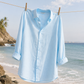 ALICE BLUE LINEN SHIRT