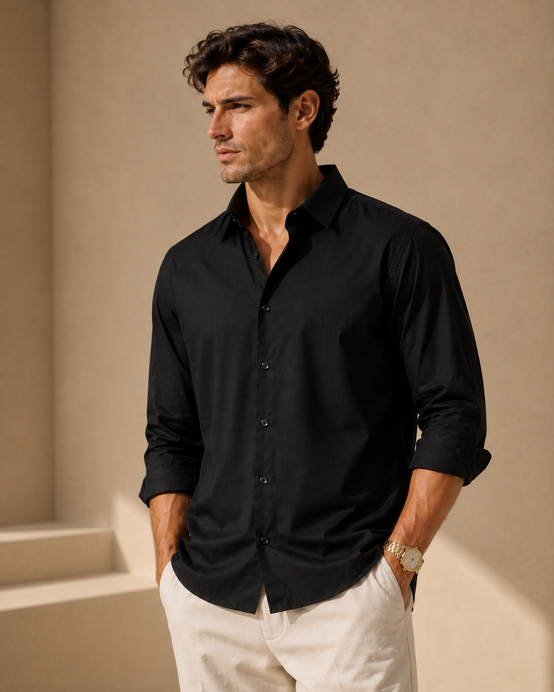 NOIR BLACK SHIRT