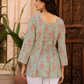 Floral Print Square Neck Top