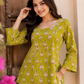 Floral Print Square Neck Top