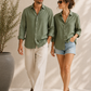SAGE GREEN LINEN SHIRT