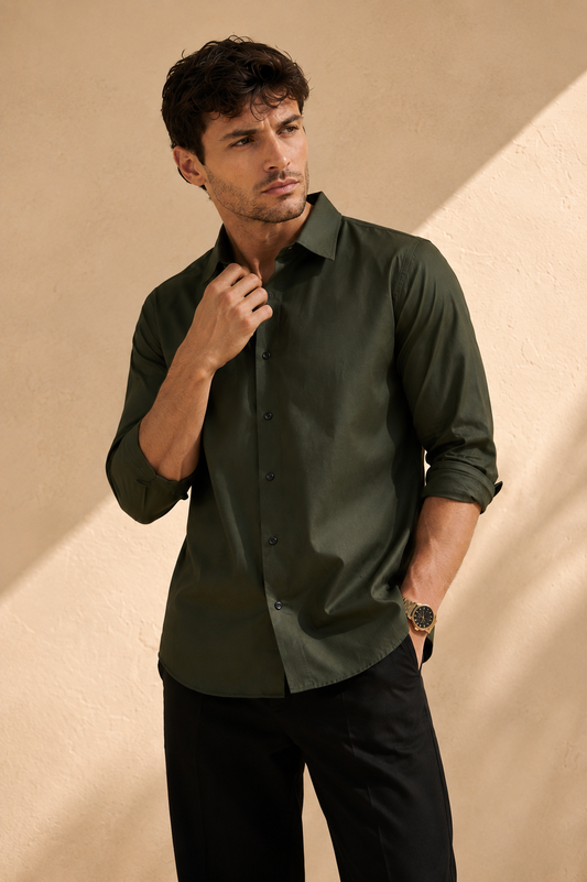 DEEP OLIVE SHIRT