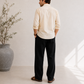 IVORY CREAM LINEN SHIRT