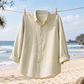 MIST GREEN LINEN SHIRT