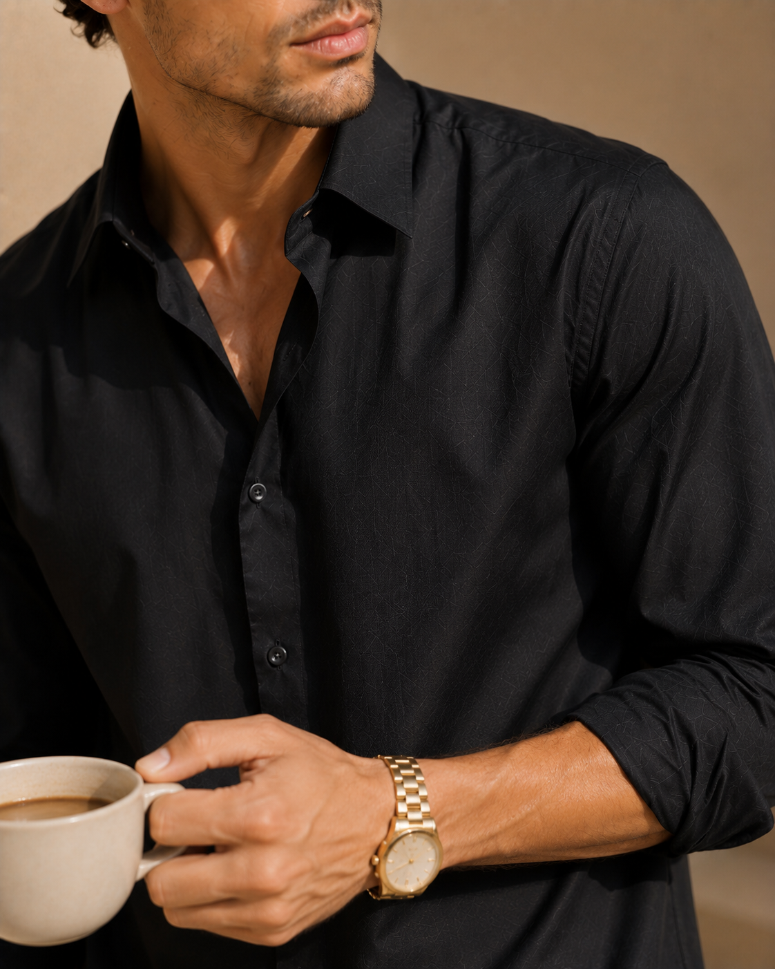 NOIR BLACK SHIRT