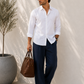 SNOW WHITE LINEN SHIRT