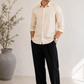 IVORY CREAM LINEN SHIRT
