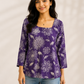 Floral Print Square Neck Top