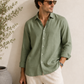 SAGE GREEN LINEN SHIRT