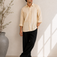 IVORY CREAM LINEN SHIRT