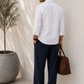 SNOW WHITE LINEN SHIRT