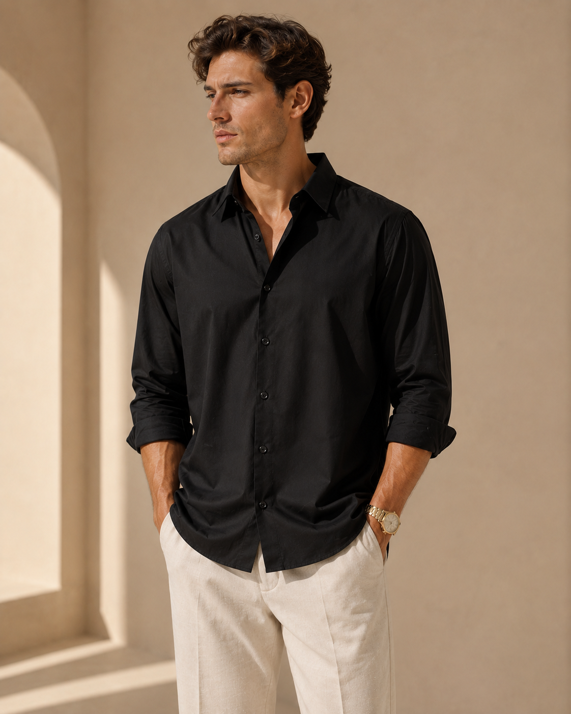 NOIR BLACK SHIRT