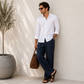 SNOW WHITE LINEN SHIRT