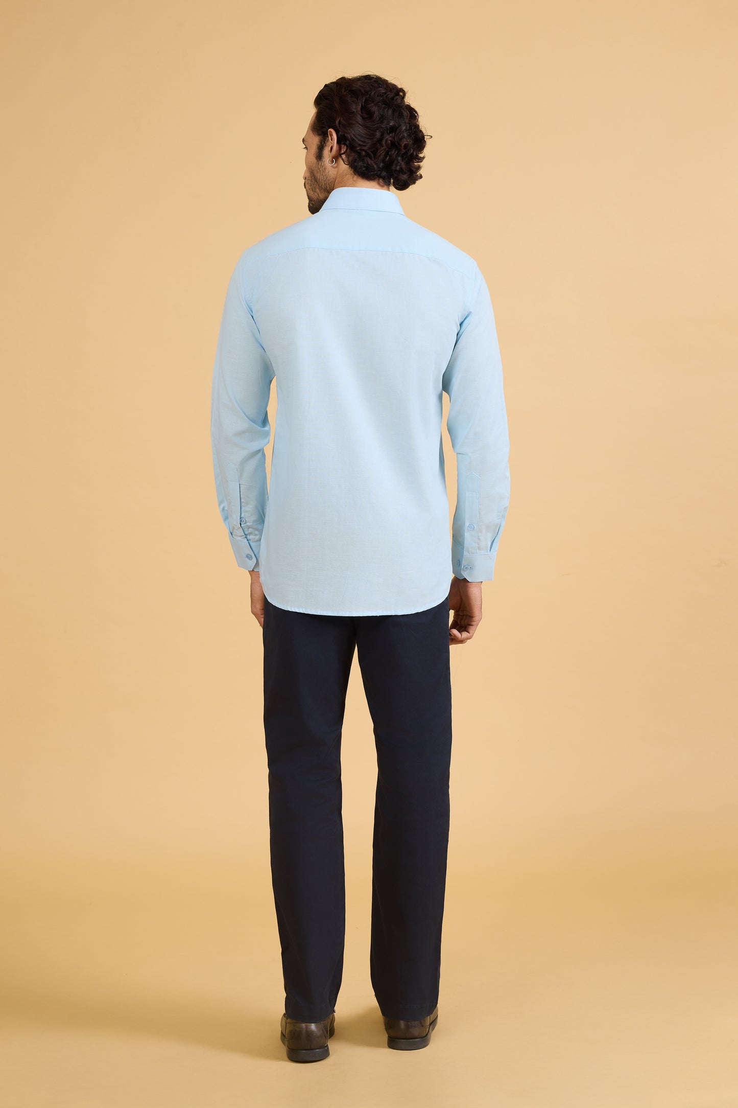 ALICE BLUE LINEN SHIRT