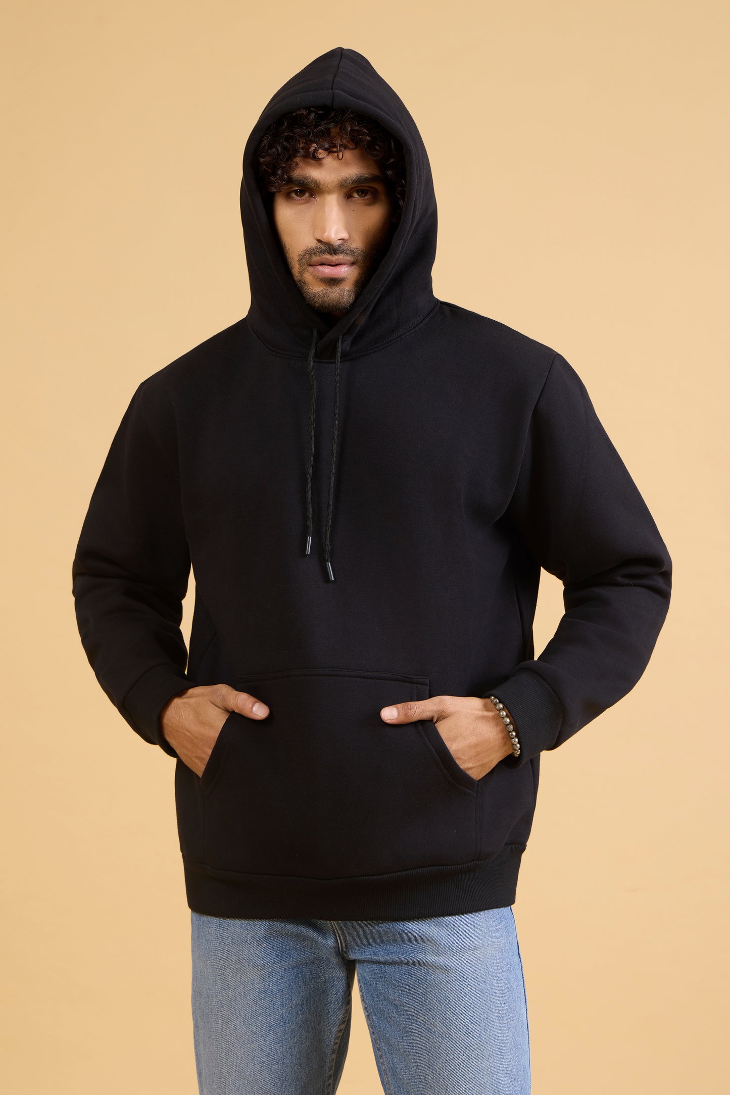 MANIFESTING BLACK HOODIE
