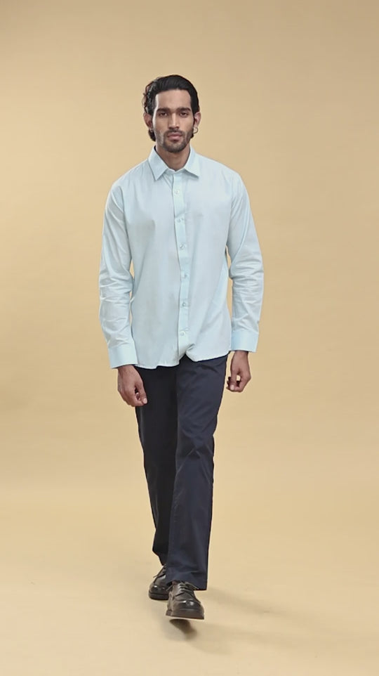 Alice Blue, full sleeve — Linen Luxe